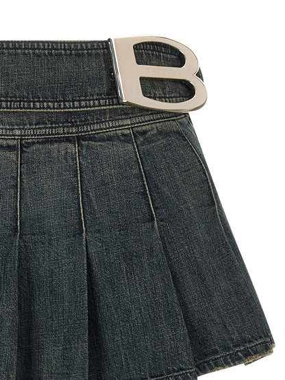 'Buckle Pleated' skirt Skirts