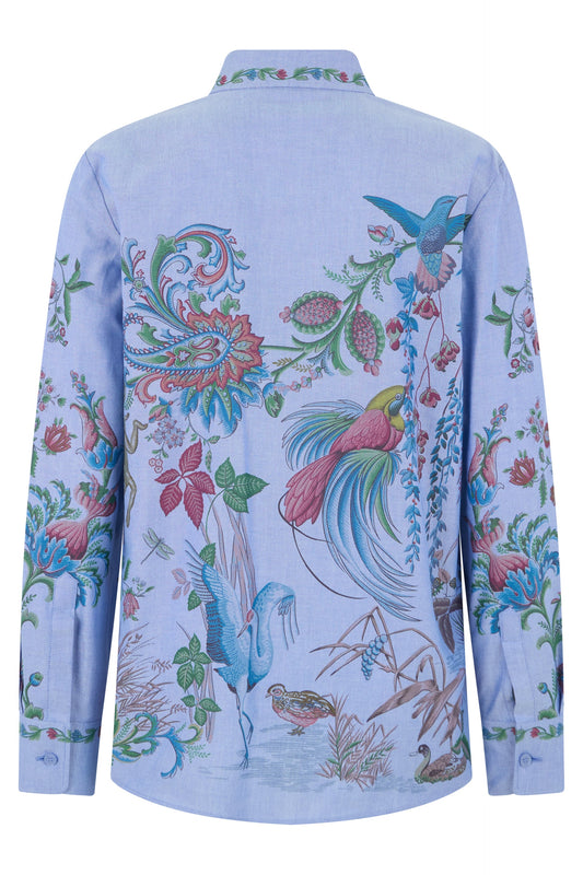 Printed cotton Oxford shirt RTW
