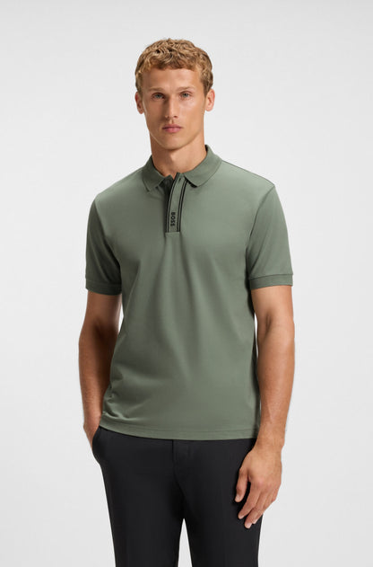 Short sleeve polo in cotton RTW