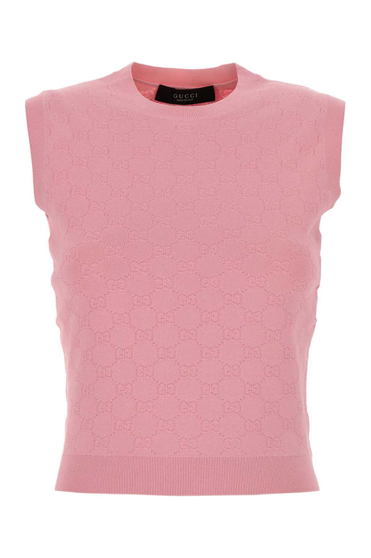 S/L CW/NK TOP KNITWEARS