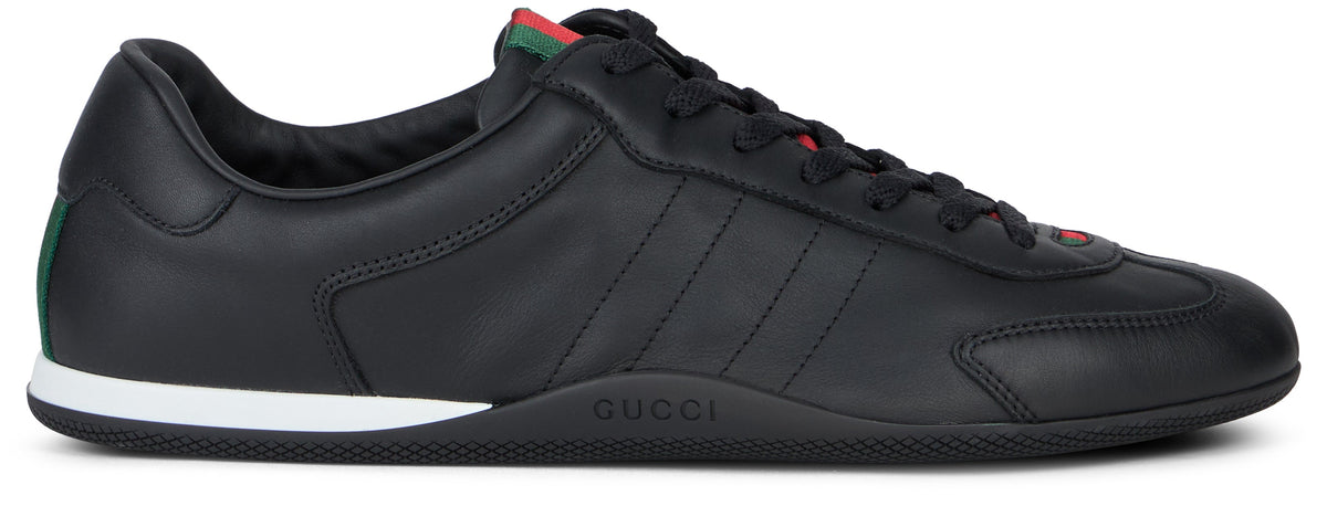 Gucci Leather upper and rubber sole sneaker