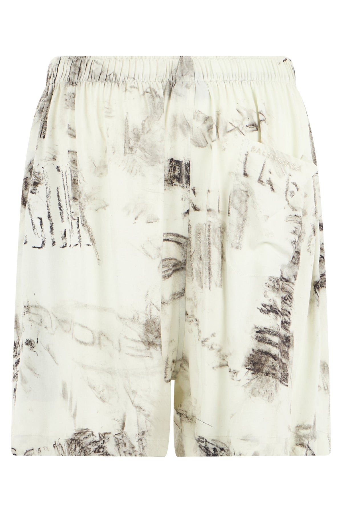 Bermuda in viscose with print RTW