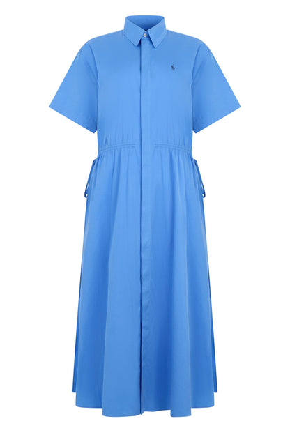 Midi dress with drawstring RTW
