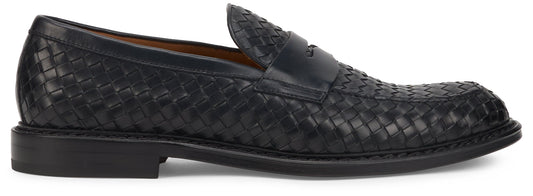 Woven leather moccasin RTW