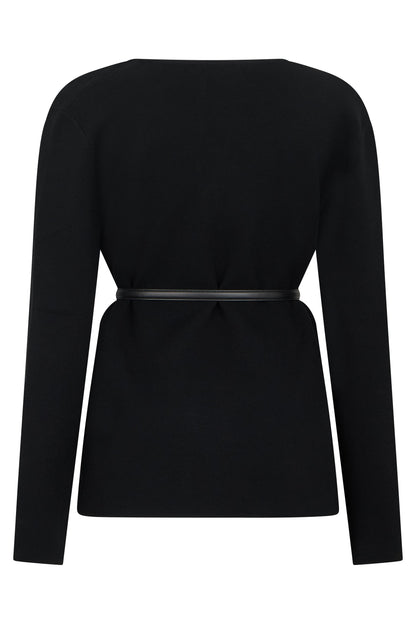 Max Mara Studio Cardigan with a thin belt