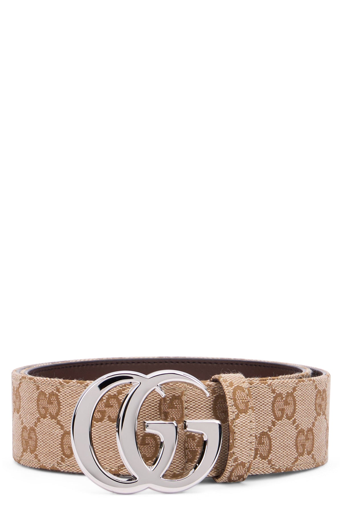 Gucci Marmont belt flat in GG fabric