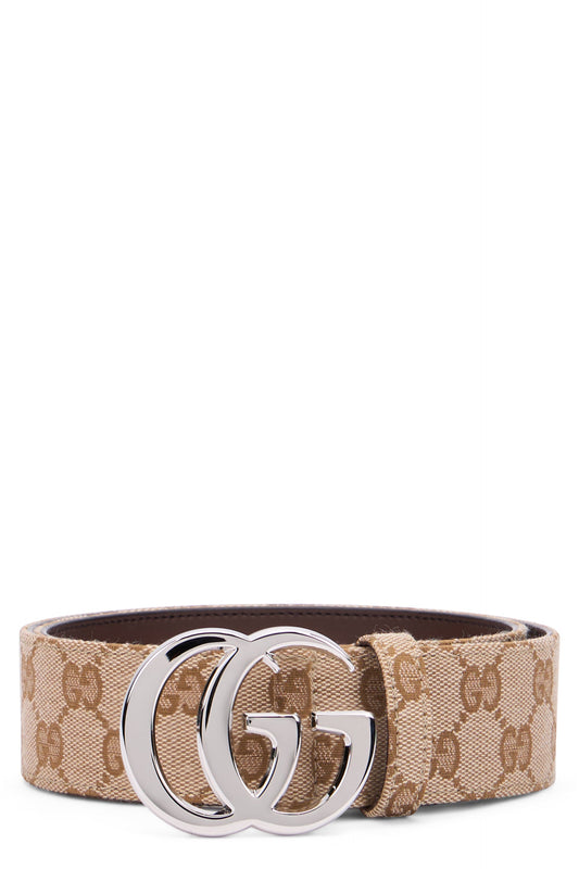 Gucci Marmont belt flat in GG fabric