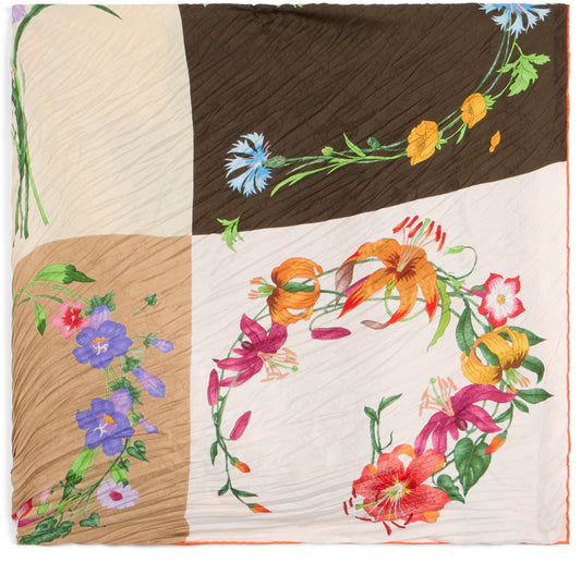 Gucci Printed silk shawl