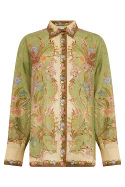 Zimmermann Printed silk shirt