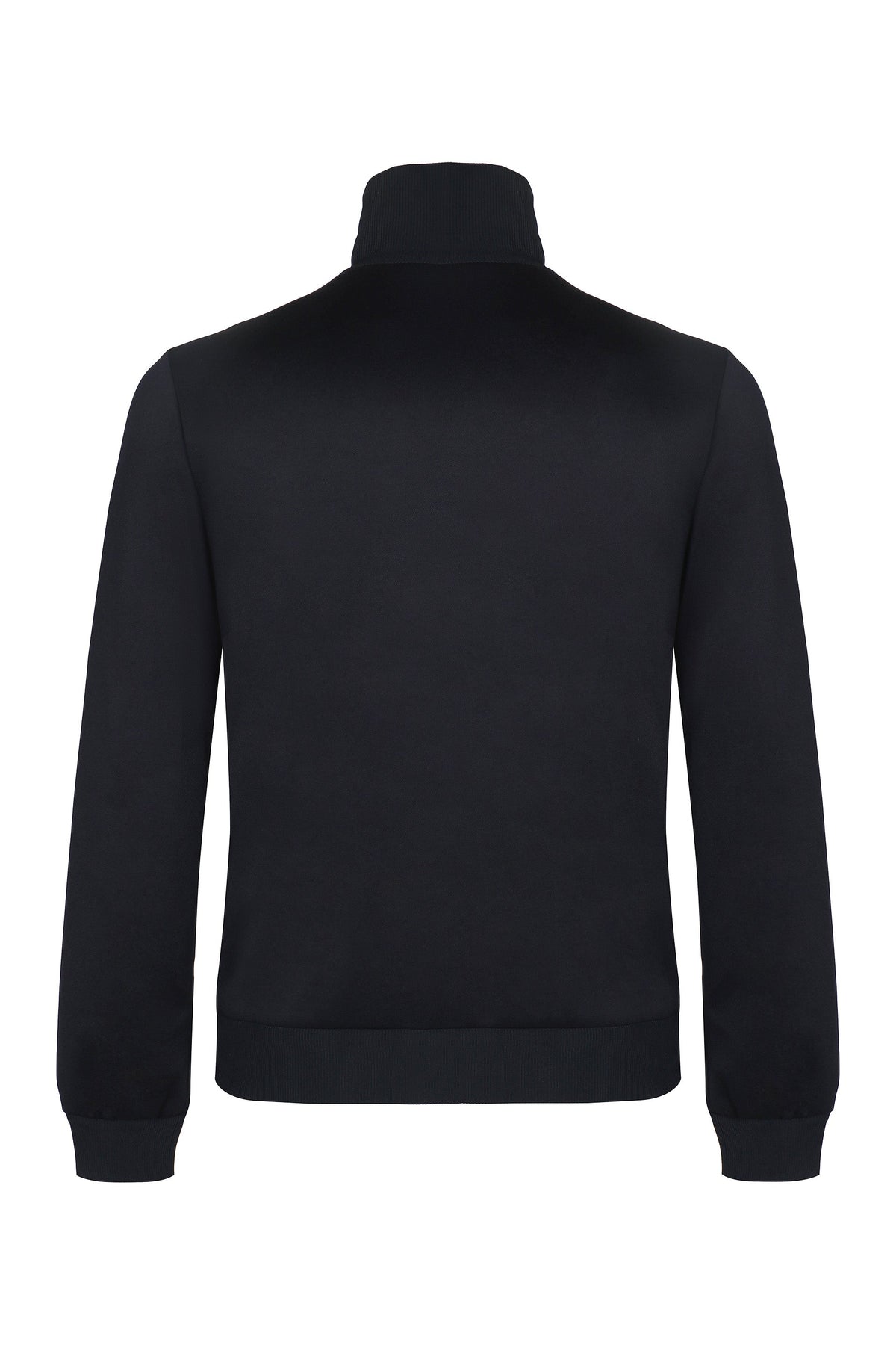 Technical jersey jacket with zip and web tape RTW