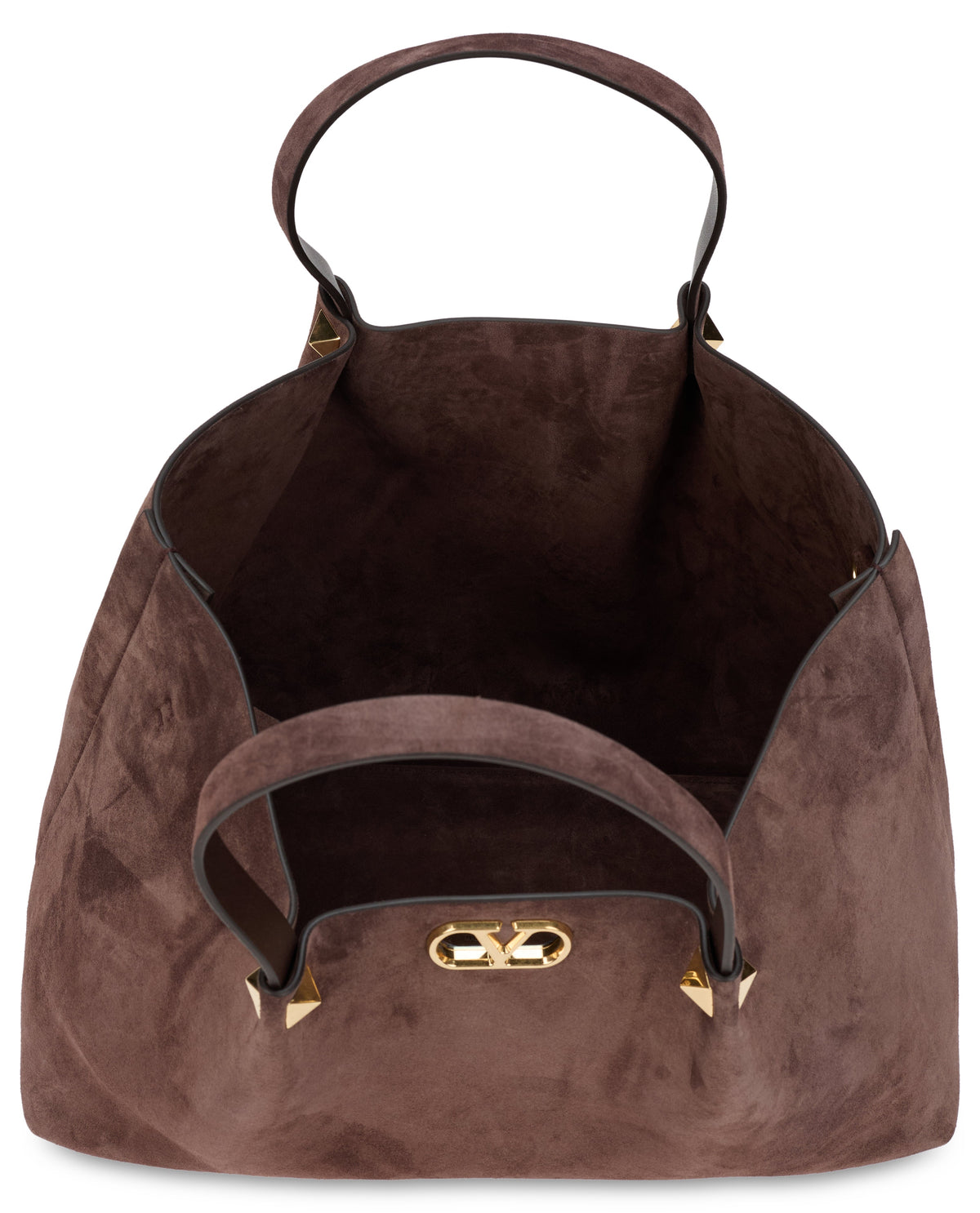 Large shopping bag in suede BAGS