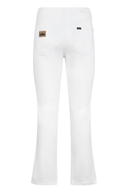 Crop denim pants in cotton blend RTW