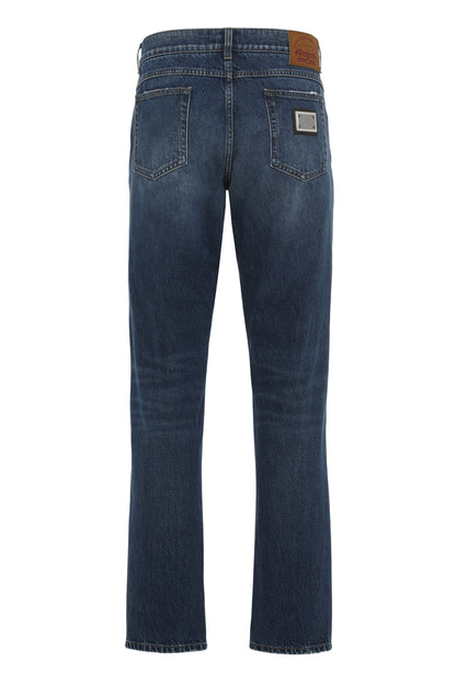 Straight jeans with five pockets RTW