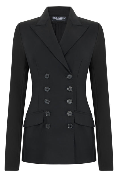 Double-breasted jacket in wool RTW
