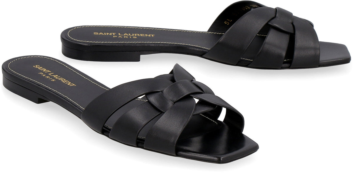Saint Laurent Leather slides