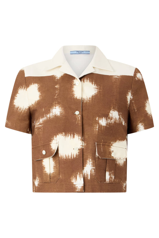 Canvas shirt with print RTW