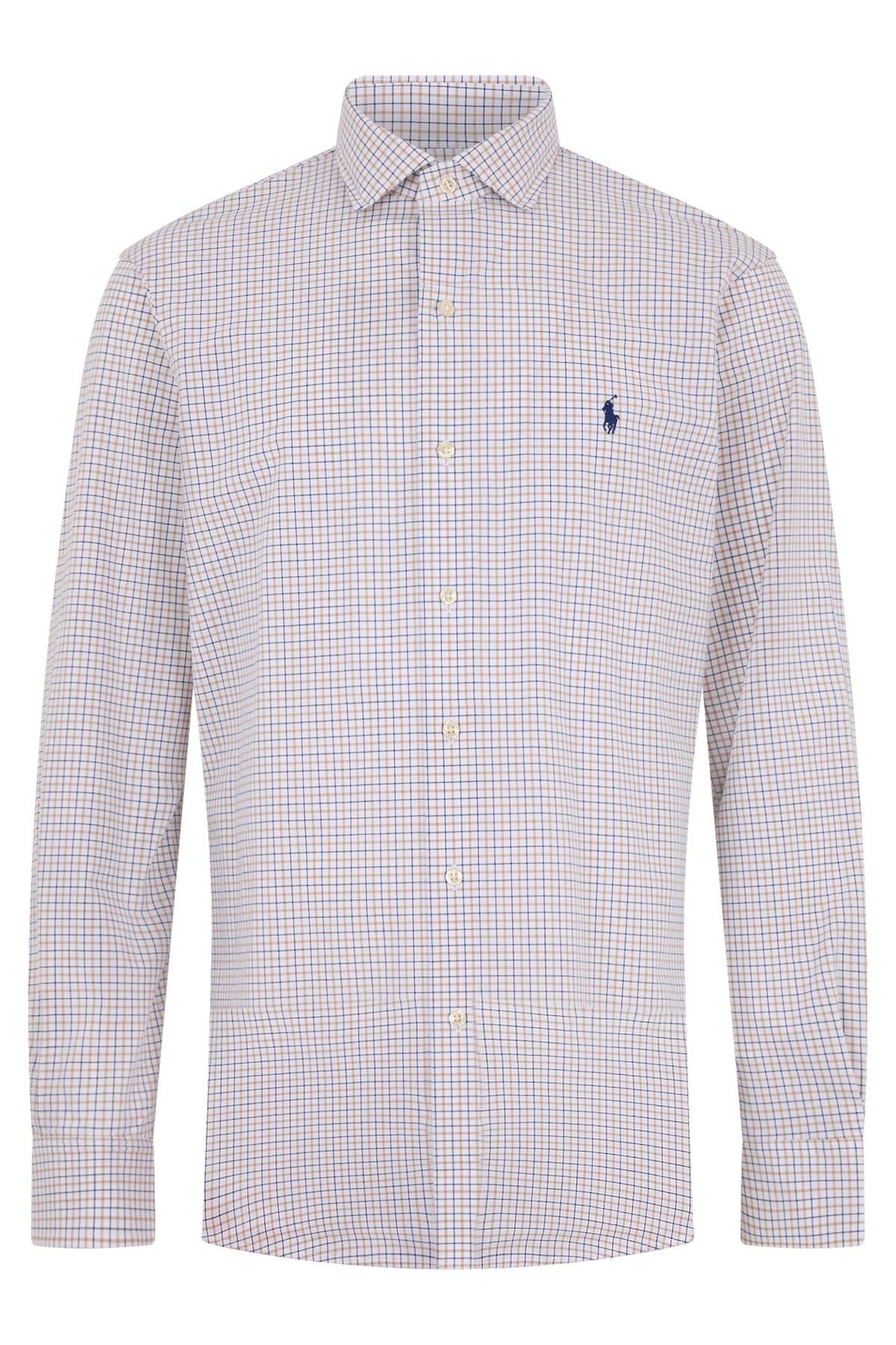 Checkered cotton poplin shirt RTW