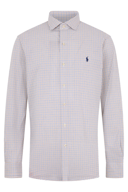 Checkered cotton poplin shirt RTW