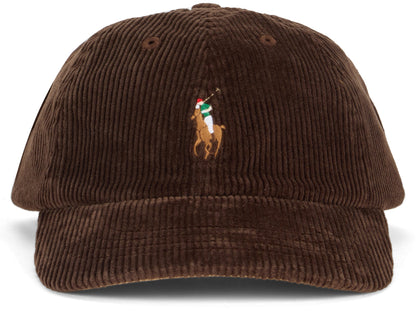Hat with curved visor made of ribbed cotton ACC