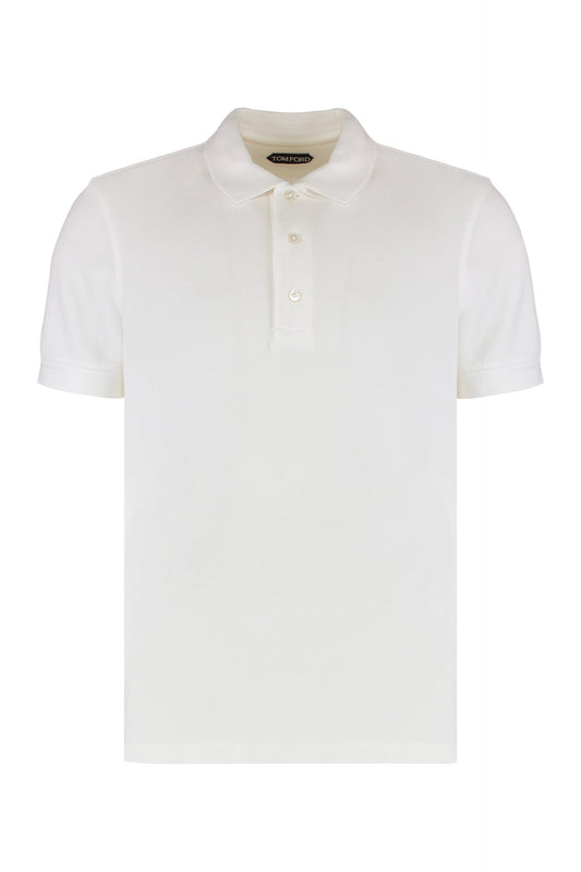 Cotton blend piqué polo shirt RTW