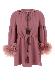 Valentino Garavani Top with feathers | solid