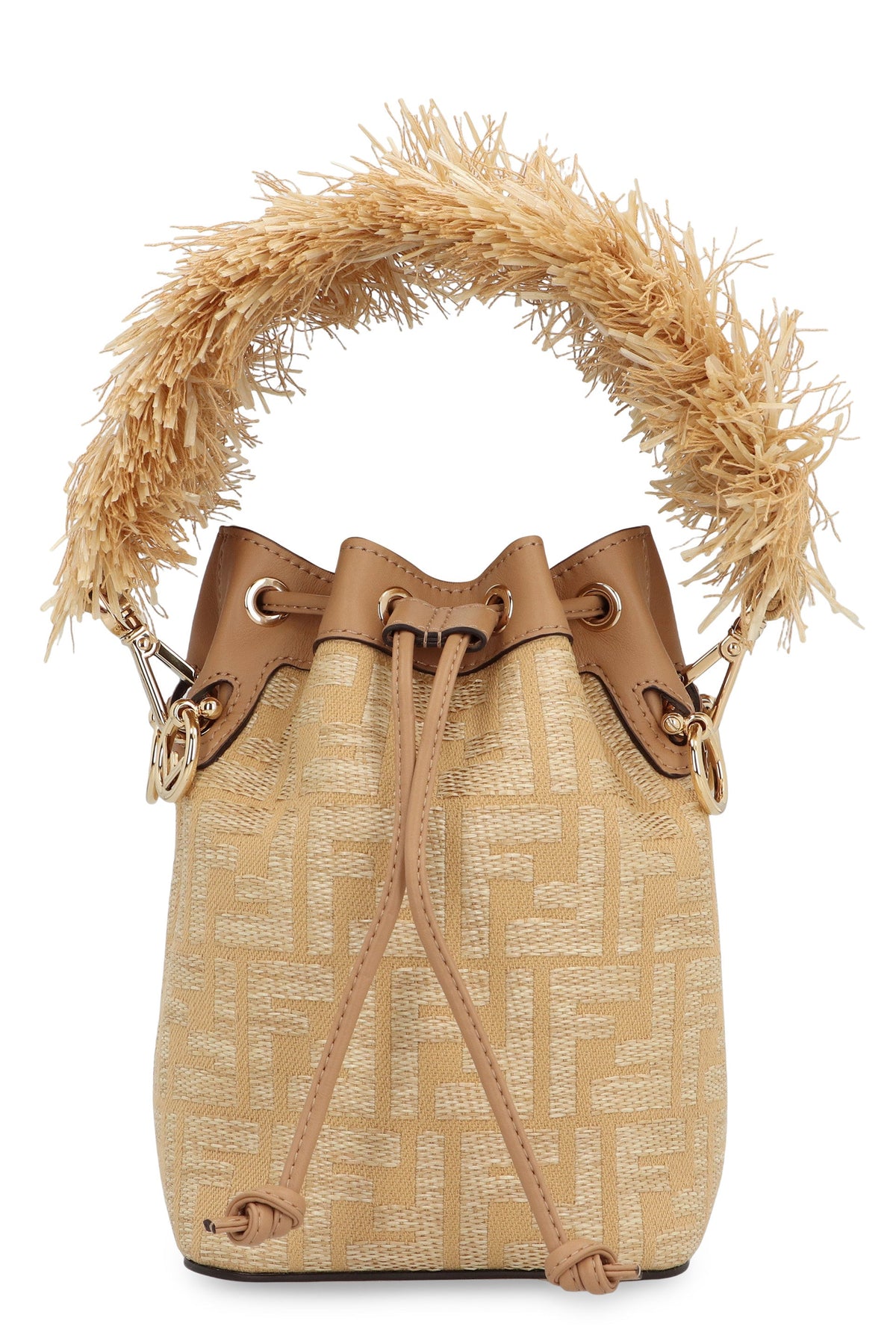 Fendi Mini mon tresor paglia ff/vit.