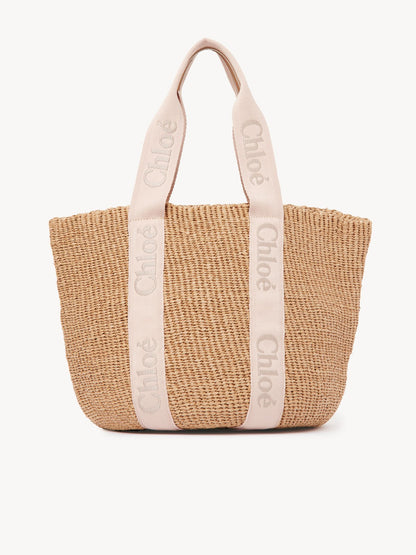 Chloe Large basket - BLUSHYBEIGE