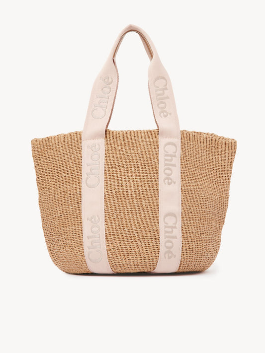 Chloe Large basket - BLUSHYBEIGE