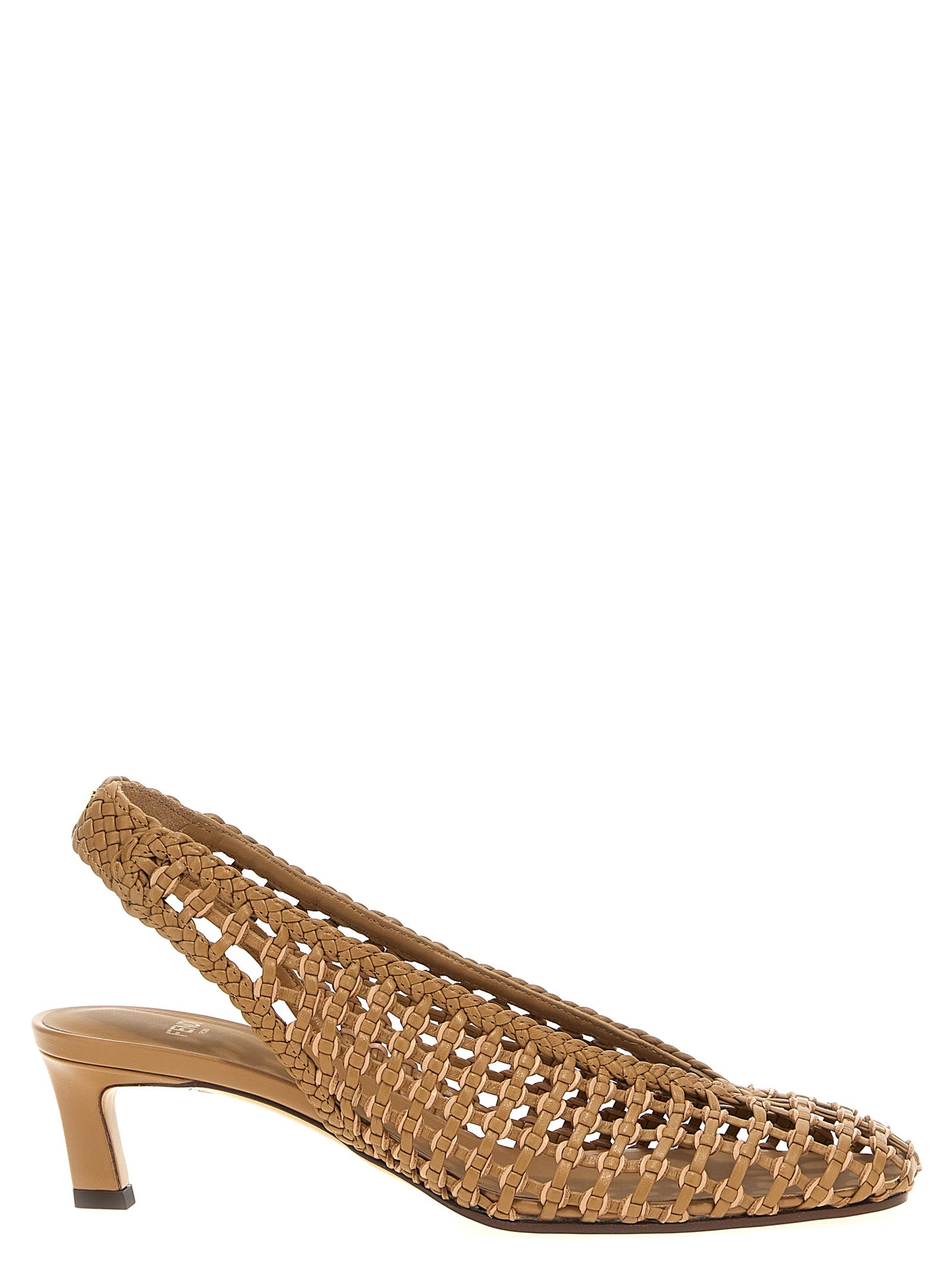 Braided slingback Pumps