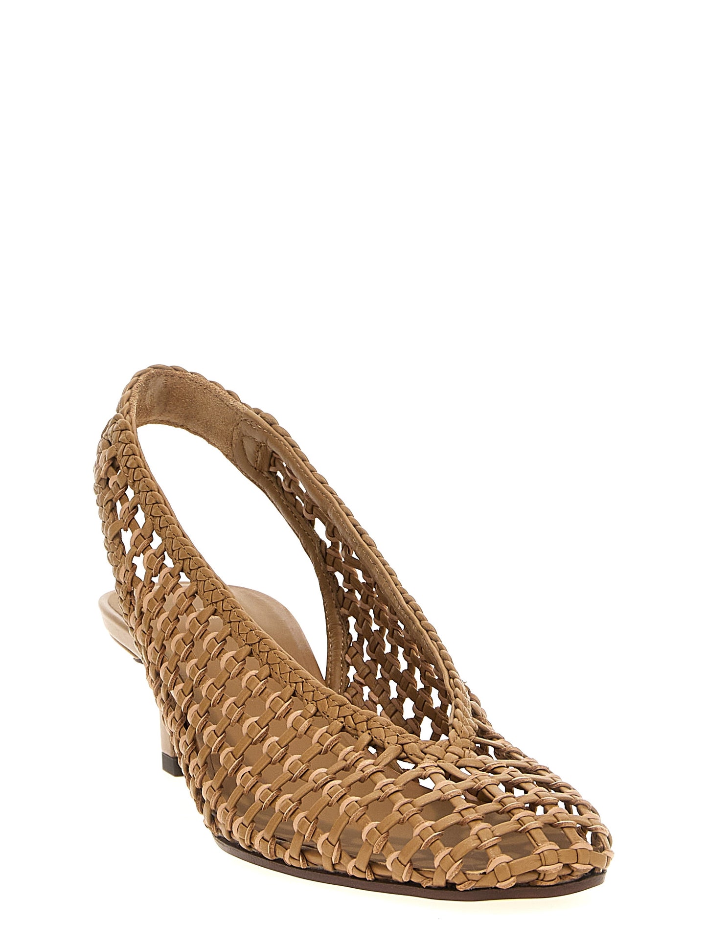 Braided slingback Pumps