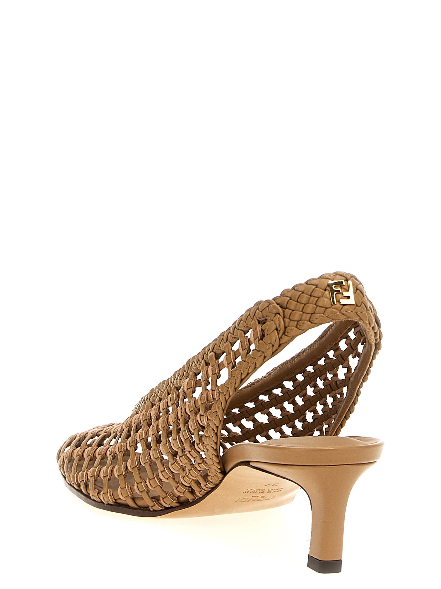 Braided slingback Pumps