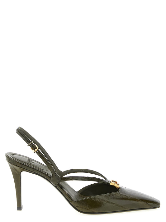 'Fendi FFold' slingback Pumps