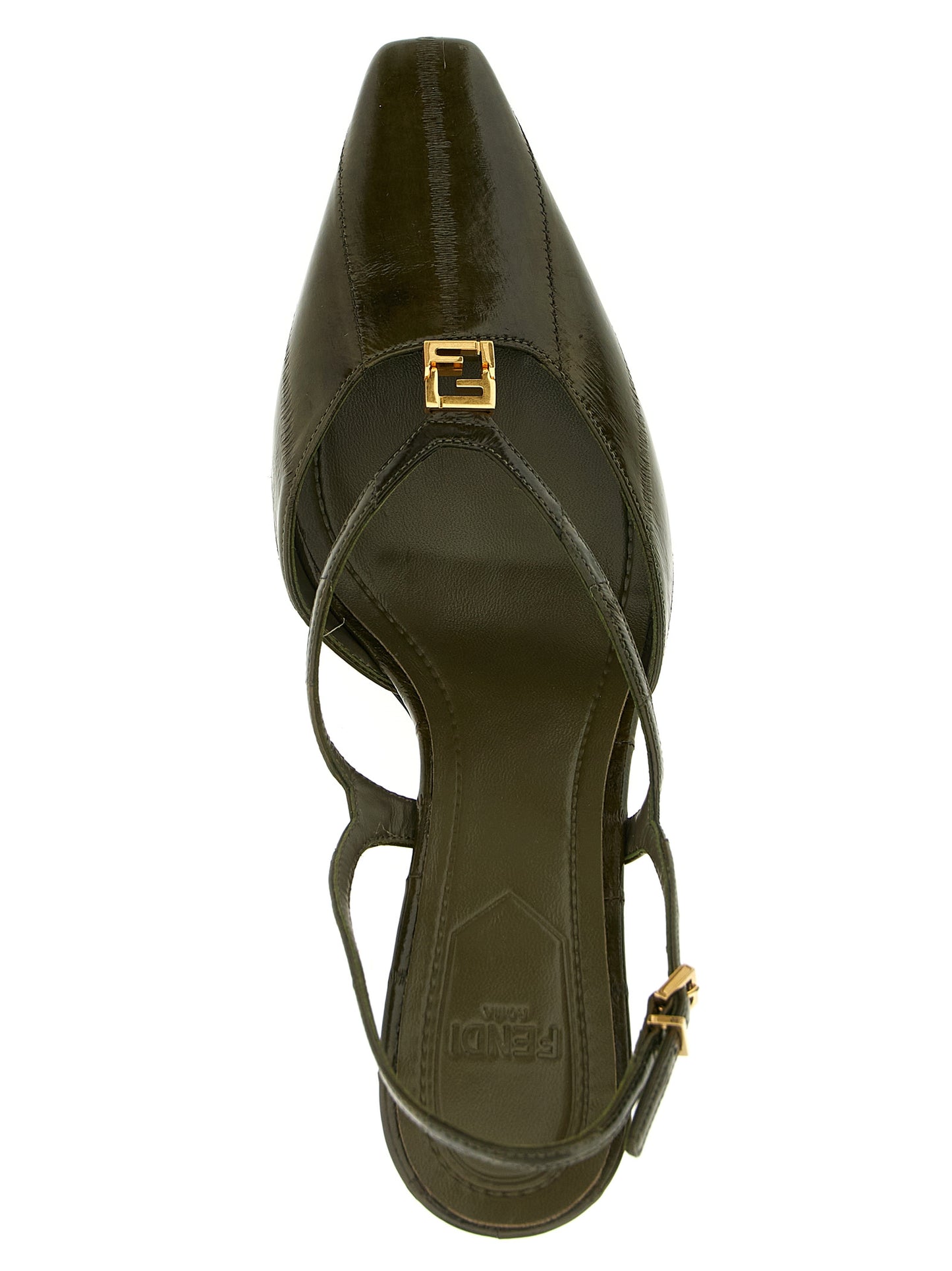 'Fendi FFold' slingback Pumps