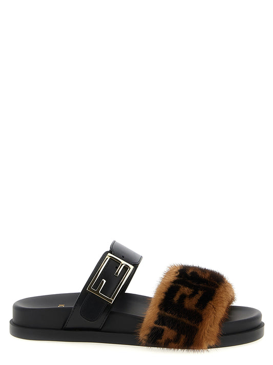 'Fendi Feel' slides Sandals