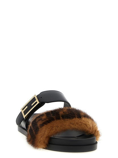 'Fendi Feel' slides Sandals