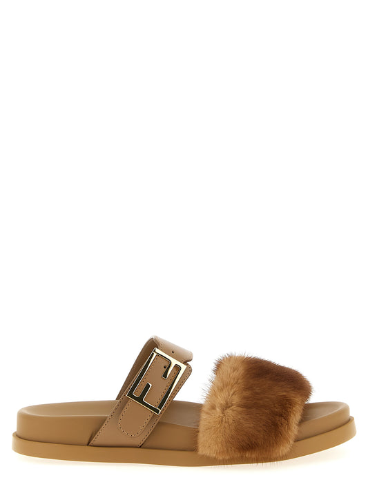 'Fendi Feel' slides Sandals