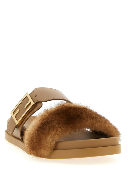 'Fendi Feel' slides Sandals