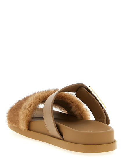 'Fendi Feel' slides Sandals