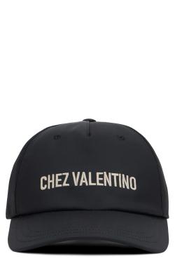 Valentino Garavani Hat made of mixed cotton with embroidery