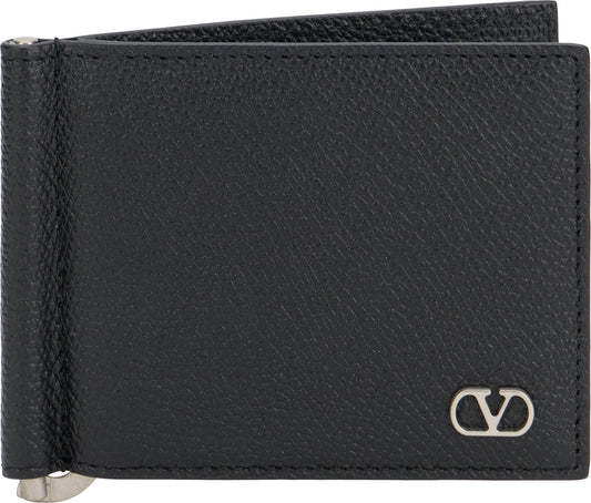 Valentino Garavani Cardholder V-Logo in Leather
