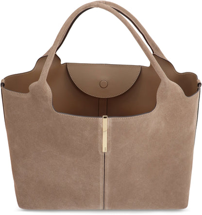 Medium-small suede shopping bag BAGS