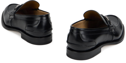 Leather loafer with clasp RTW