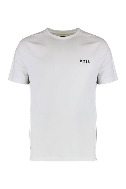 Slim fit T-shirt in nylon RTW