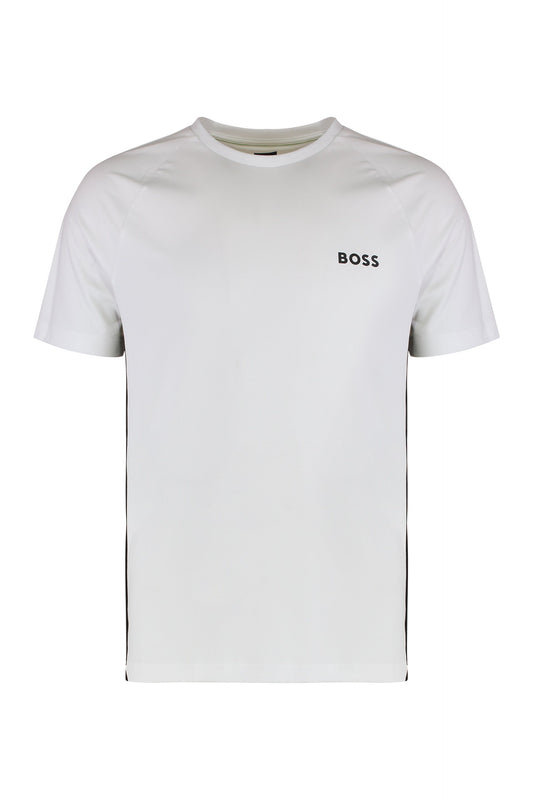 Slim fit T-shirt in nylon RTW