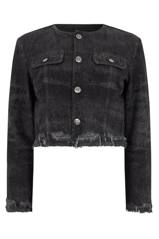 Cropped denim jacket RTW