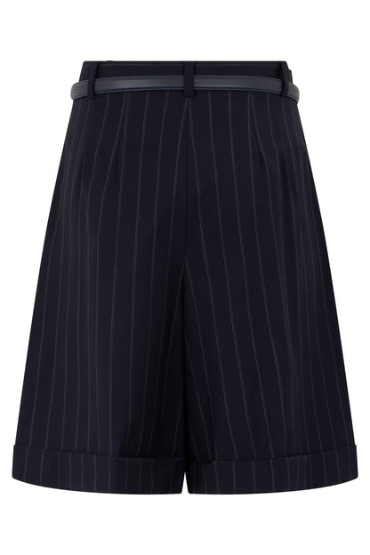 Striped wool bermuda RTW