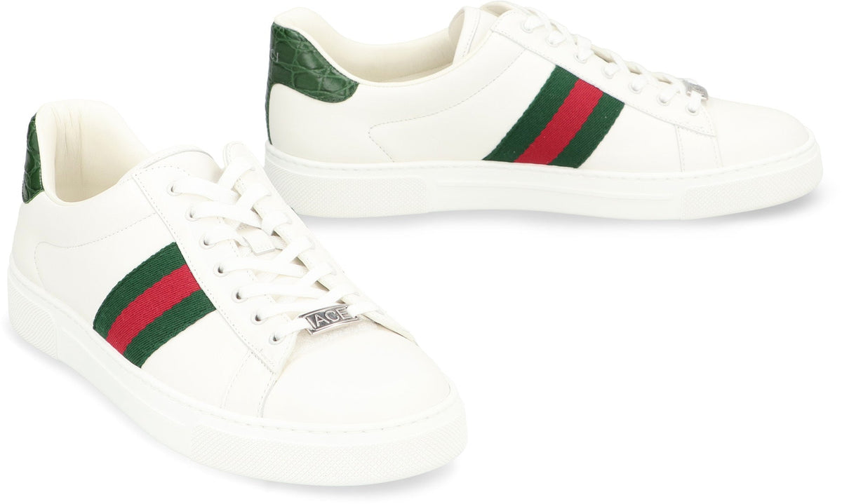 Gucci Ace leather low-top sneakers