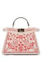 Fendi Peekaboo iseeu  canvas ricamo