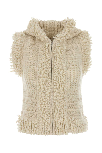 GILET CHUNKY CABLE KNIT KNITWEARS