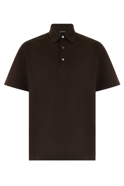 Black Polo Short Sleeves, Comfortable Elegant Casual RTW
